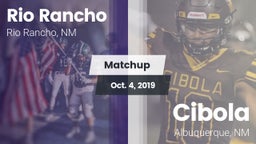 Matchup: Rio Rancho High vs. Cibola  2019