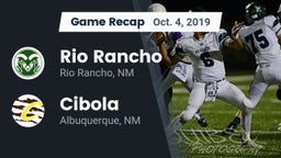 Recap: Rio Rancho  vs. Cibola  2019