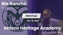 Matchup: Rio Rancho High vs. Atrisco Heritage Academy  2019