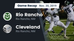 Recap: Rio Rancho  vs. Cleveland  2019