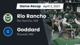 Recap: Rio Rancho  vs. Goddard  2021