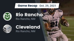 Recap: Rio Rancho  vs. Cleveland  2021