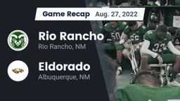 Recap: Rio Rancho  vs. Eldorado  2022