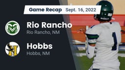 Recap: Rio Rancho  vs. Hobbs  2022