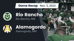 Recap: Rio Rancho  vs. Alamogordo  2022