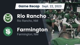 Recap: Rio Rancho  vs. Farmington  2023