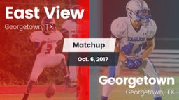 Matchup: East View High vs. Georgetown  2017