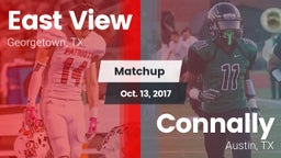 Matchup: East View High vs. Connally  2017