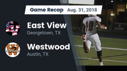 Recap: East View  vs. Westwood  2018