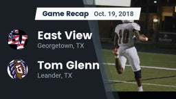 Recap: East View  vs. Tom Glenn  2018