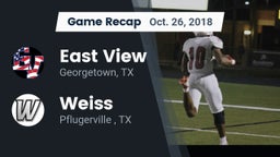 Recap: East View  vs. Weiss  2018
