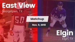 Matchup: East View High vs. Elgin  2018