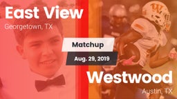 Matchup: East View High vs. Westwood  2019