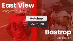 Matchup: East View High vs. Bastrop  2019