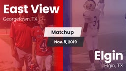 Matchup: East View High vs. Elgin  2019