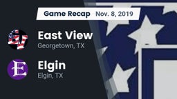 Recap: East View  vs. Elgin  2019