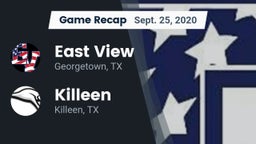 Recap: East View  vs. Killeen  2020