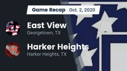 Recap: East View  vs. Harker Heights  2020
