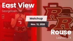 Matchup: East View High vs. Rouse  2020