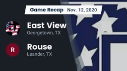 Recap: East View  vs. Rouse  2020