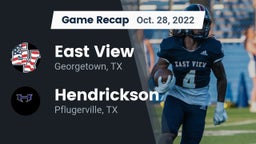 Recap: East View  vs. Hendrickson  2022