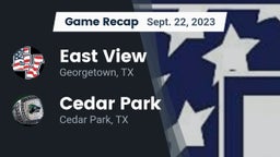 Recap: East View  vs. Cedar Park  2023