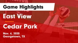 East View  vs Cedar Park  Game Highlights - Nov. 6, 2020