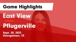 East View  vs Pflugerville  Game Highlights - Sept. 20, 2022