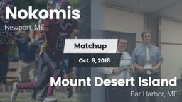 Matchup: Nokomis  vs. Mount Desert Island  2018