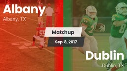 Matchup: Albany  vs. Dublin  2017