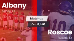 Matchup: Albany  vs. Roscoe  2018