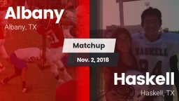 Matchup: Albany  vs. Haskell  2018