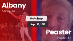 Matchup: Albany  vs. Peaster  2019