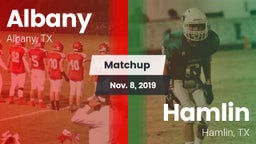 Matchup: Albany  vs. Hamlin  2019