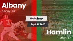 Matchup: Albany  vs. Hamlin  2020