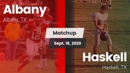 Matchup: Albany  vs. Haskell  2020