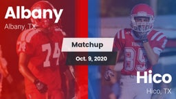 Matchup: Albany  vs. Hico  2020