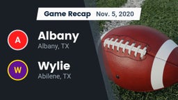 Recap: Albany  vs. Wylie  2020