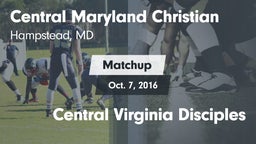 Matchup: Central Maryland Chr vs. Central Virginia Disciples 2016
