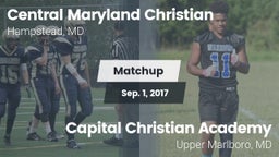 Matchup: Central Maryland Chr vs. Capital Christian Academy  2017
