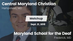 Matchup: Central Maryland Chr vs. Maryland School for the Deaf  2018