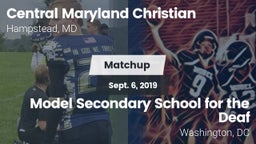 Matchup: Central Maryland Chr vs. Model Secondary School for the Deaf 2019