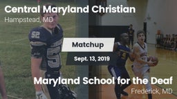 Matchup: Central Maryland Chr vs. Maryland School for the Deaf  2019