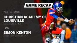 Recap: Christian Academy of Louisville vs. Simon Kenton  2016