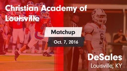 Matchup: Christian Academy vs. DeSales  2016