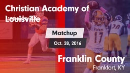 Matchup: Christian Academy vs. Franklin County  2016