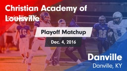 Matchup: Christian Academy vs. Danville  2016