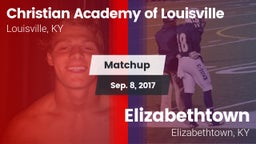 Matchup: Christian Academy vs. Elizabethtown  2017