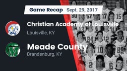 Recap: Christian Academy of Louisville vs. Meade County  2017