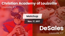 Matchup: Christian Academy vs. DeSales  2017